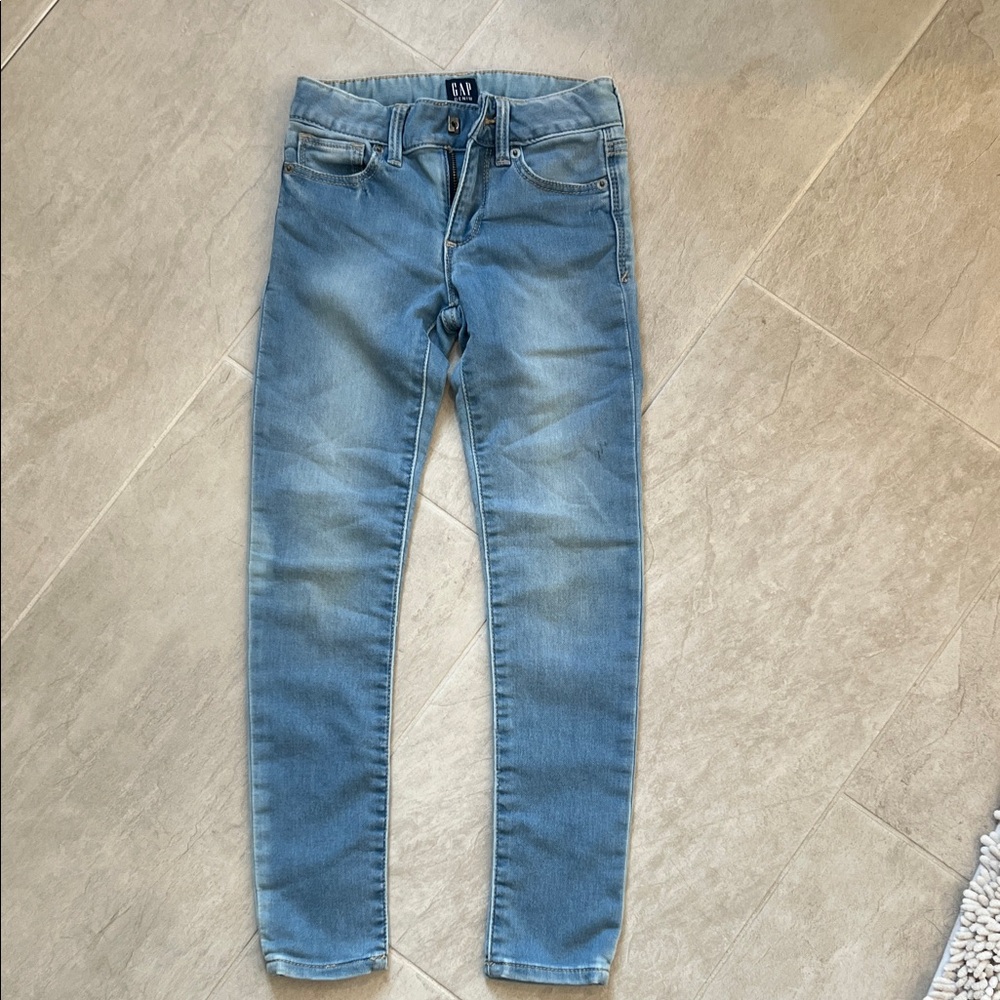 GAP Girls stretch super skinny Light Blue Jeans